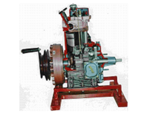 Model No.XS-12 CUT SECTION MODEL OF FOUR STROKE SINGLE CYLINDER DIESEL ENGINES.