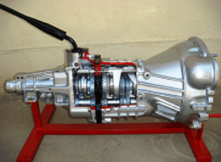 Model No. XS-21.  CUT SECTION MODEL OF FIVE SPEED MANUAL TRANSMISSION