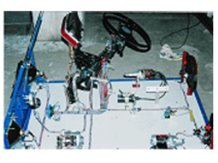 Model No. XS-38 CUT SECTION MODEL OF MOCK LAYOUT OF A MARUTHI CAR WIRING (ELECTRICAL SYSTEM OF A CAR) WORKING MODEL