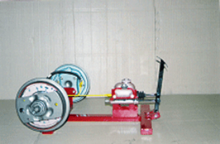 Model No. XS-34 CUT SECTION MODEL OF DRUM BRAKE UNIT (HYDRAULIC) (WORKING)