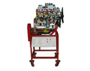 Model No.XS-04: MODEL OF CUT SECTIONED PETROL MPFI ENGINE ASSEMBLY WITH CLUTCH AND FIVE SPEED GEAR BOX (WORKING)